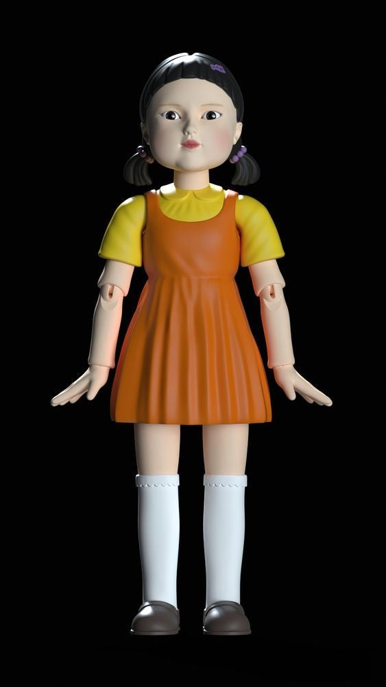 Squid game cosplay girl