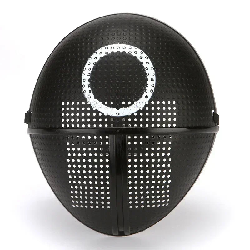 Adult Calamari Game Costume Guard Cosplay Jumpsuit Outfit Teenagers Tracksuit Hooded Overall Belt Gloves Mask Set Halloween