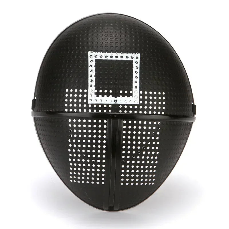 Adult Calamari Game Costume Guard Cosplay Jumpsuit Outfit Teenagers Tracksuit Hooded Overall Belt Gloves Mask Set Halloween